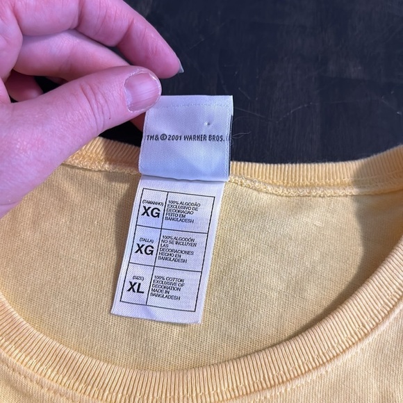 Warner Bros Tweety Bird “Because I Said So, That’s Why” Tee 2001 Size XL - Picture 4 of 6